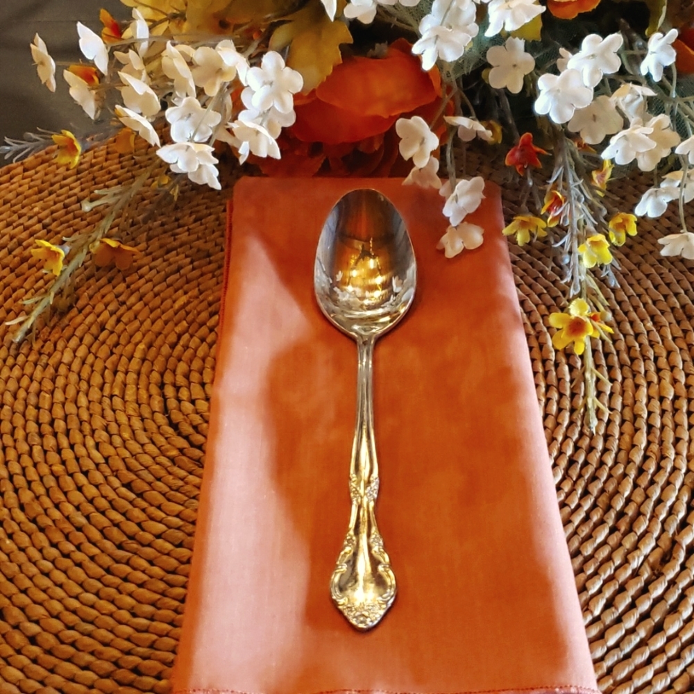ESTIA GOURMET Cascade Floral SS Serving Spoon - RARE